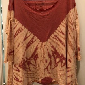 Free People tie dyed shirt SZ L